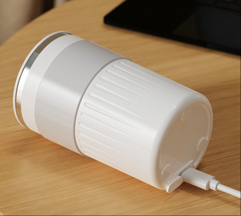 Portable Automatic Self Stirring Mug – USB Rechargeable Smart Mixing Cup with Temperature and Battery Display for Coffee and Drinks.