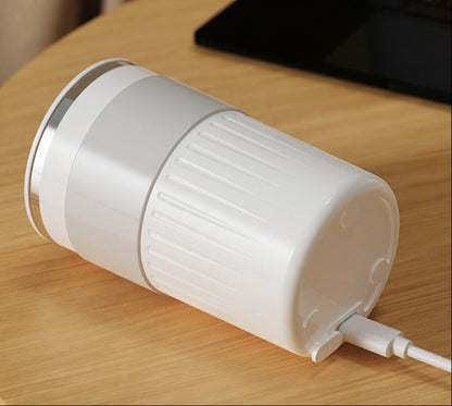 Portable Automatic Self Stirring Mug – USB Rechargeable Smart Mixing Cup with Temperature and Battery Display for Coffee and Drinks.