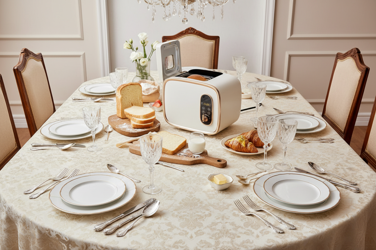 Smart Bread Maker – Fully Automatic Multifunction Bread Machine for Dough, Fermentation, Fruit Bread and Fresh Breakfast
