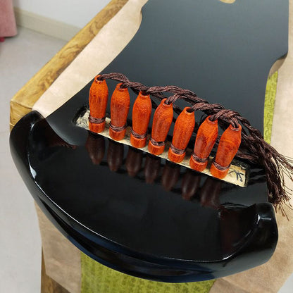 Handmade Chinese Guqin – Paulownia Wood Seven String Traditional Zither for Beginners, Practice and Elegant Musical Performances