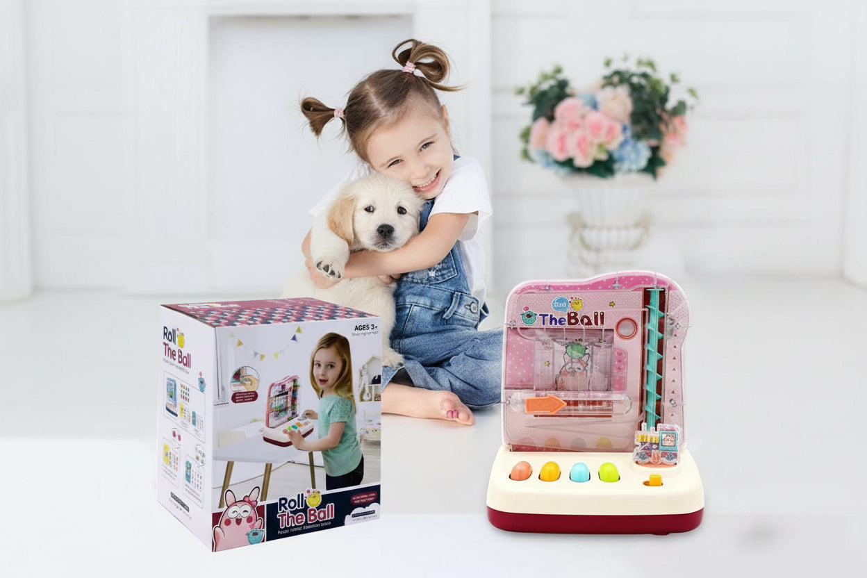Educational Rolling Ball Track Toy – Interactive Puzzle Game for Children and Parents Promoting Problem Solving, Coordination and Family Fun