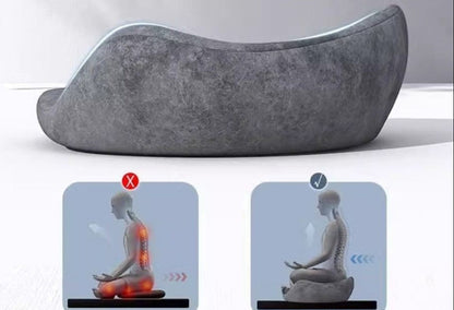 Memory Foam Meditation Cushion – Ergonomic Yoga Sitting Pillow for Floor Seating, Mindfulness Practice and Home Comfort