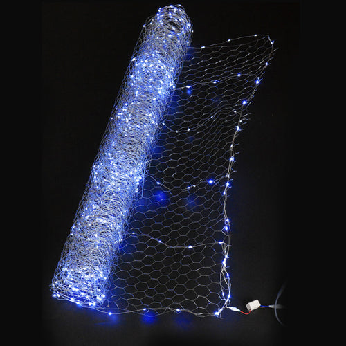 Starry Sky Wedding Ceiling Decor – Luminous Net Light with Wrought Iron Frame for Romantic Event and Party Decorations