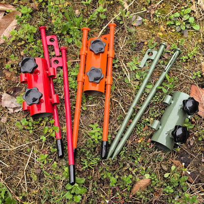 Adjustable Tent Canopy Pole Holder – Reinforced Camping Awning Support Tube with Windproof Stakes for Outdoor Shelter Stability