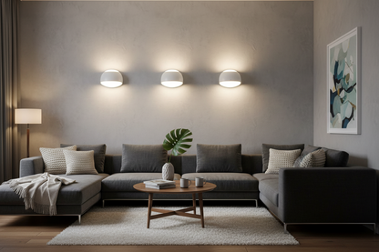 Modern LED Wall Light – Aluminum Indoor Outdoor Sconce for Hallways, Staircases, Gardens and Contemporary Home Lighting