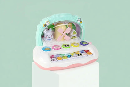 Electronic Piano Keyboard Toy-Musical Learning Instrument with Lights and Sounds for Kids Educational Development