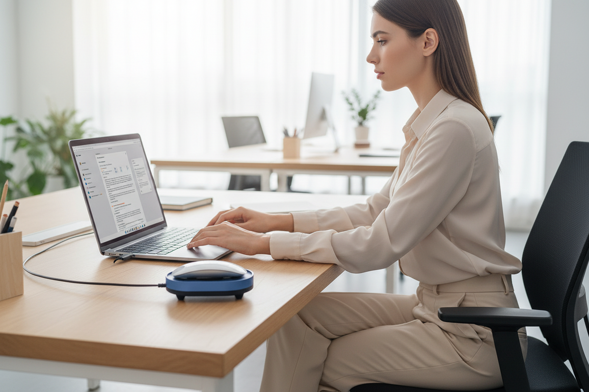 Automatic Virtual Mouse Jiggler – USB Virtual Mouse Mover with On-Off Switch to Prevent Computer Sleep, Lock Screens and Inactivity Detection