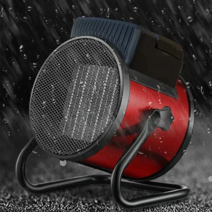 Portable Industrial Electric Heater - 3000W Fast Heating Air Warmer with Adjustable Thermostat and Overheat Protection Safety