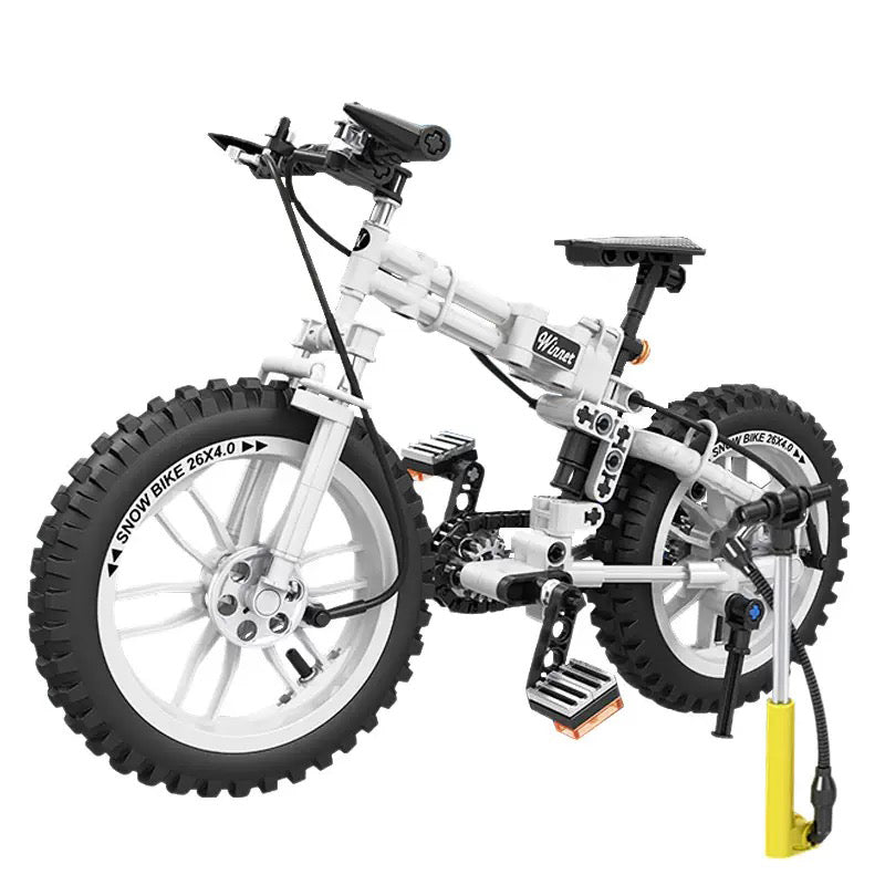 Mountain Bike Building Block Set - Educational Bicycle Model Construction Toy for Kids and Hobby Collectors