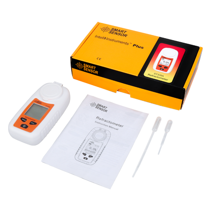 Digital Brix Refractometer–  Professional Sugar Content Meter for Fruit Juice, Wine, Beer and Beverage Quality Testing from 0–35%