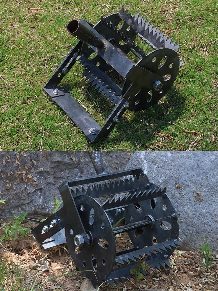 Heavy-Duty Weeding Wheel Attachment – Cultivator Head for Grass Removal, Farm Maintenance, Soil Work and Efficient Garden Weed Control