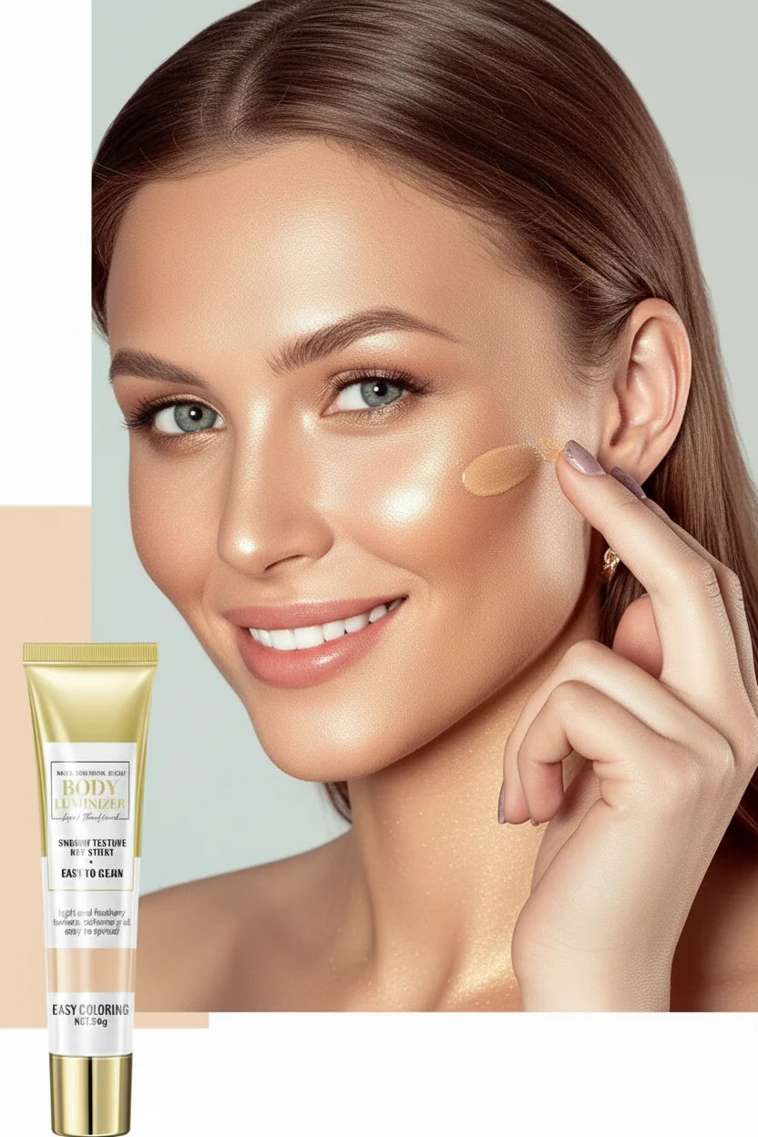 ICVC Liquid Foundation Highlighter – Full-Coverage BB Cream with Brightening Concealment for Natural Radiance, Smooth Makeup and Fresh Everyday Glow