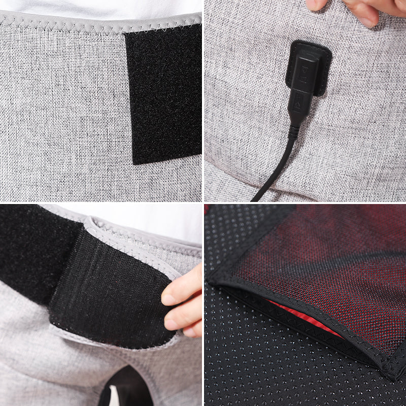 Red Light Heated Hip Support – Electric Vibration Massager for Thigh, Buttock and Muscle Relaxation with Comfortable Warmth for Home Recovery