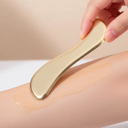 Pure Copper Gua Sha Tool – Full Body Massage Scraping Plate for Neck, Back, Shoulders and Relaxation Therapy