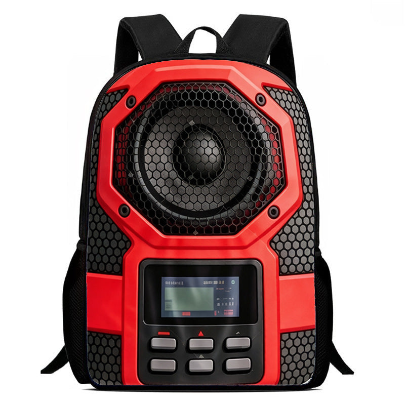 Kids Summer School Backpack with Speaker – Fun Children’s Daypack for School, Travel and Outdoor Adventures with Built-In Music Entertainment