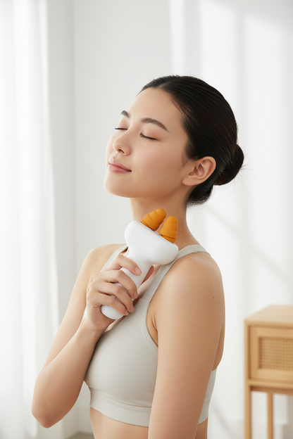 Mini Smart Electric Massager – Portable Finger-Pressing and Kneading Tool for Shoulder and Neck Relaxation at Home, Office or While Traveling