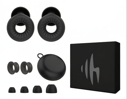 Silicone Swimming Earplugs – Reusable Noise Reducing Ear Protection for Sleep, Swimming and Travel Comfort