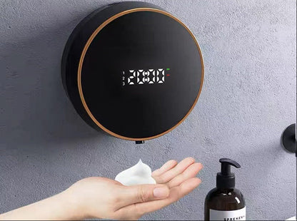 Touchless Automatic Soap Dispenser – Rechargeable Foaming Hand Washer with Smart Sensor, Type-C Charging and Digital Temperature Display