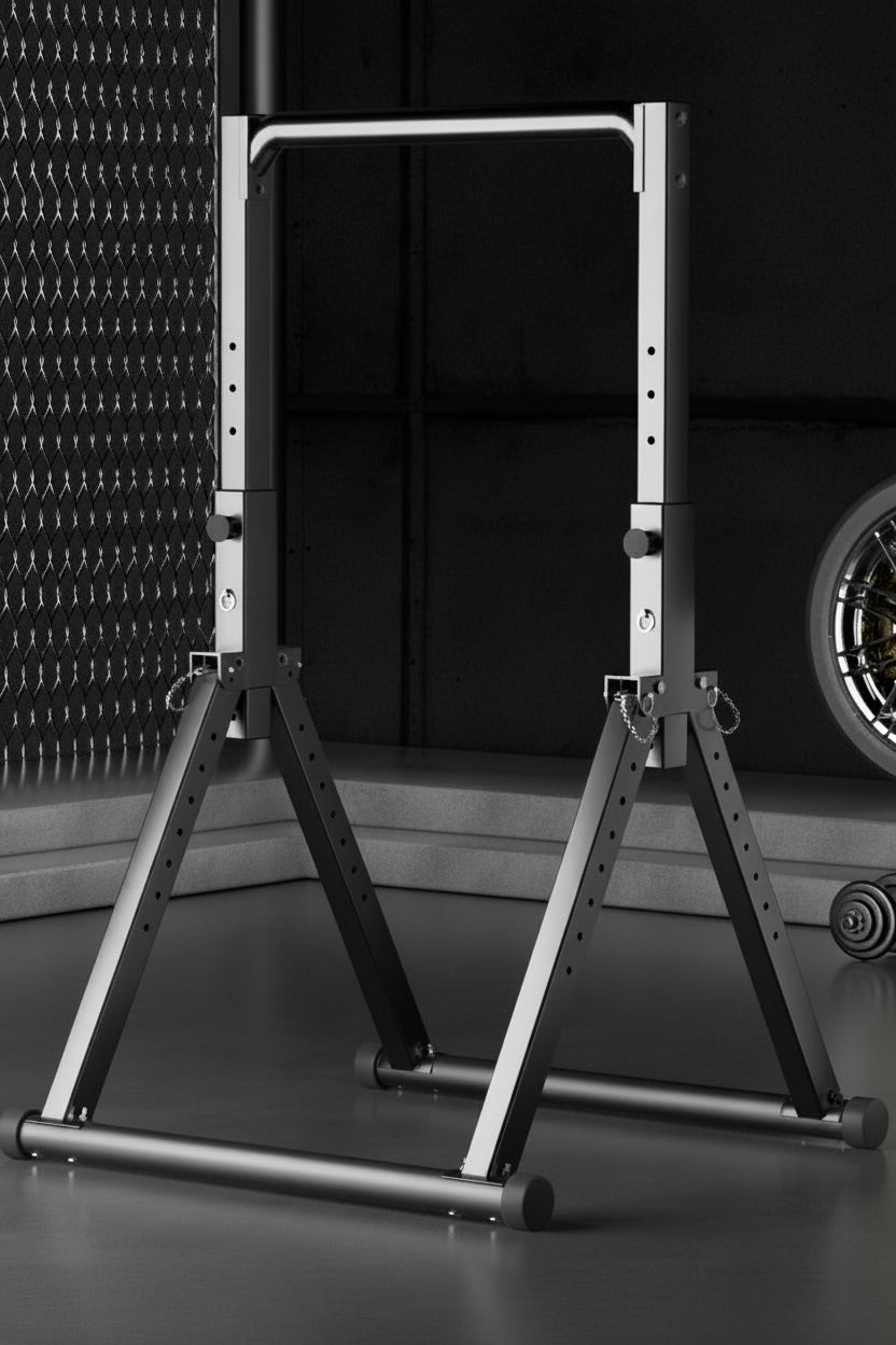 Foldable Pull Up Bar Station – Indoor Horizontal Bar Fitness Equipment for Kids and Family Strength Training at Home