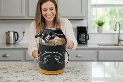 Kombucha Heating Wrap – Waterproof Fermentation Heater for Even Temperature Control and Consistent Home Brewing Results