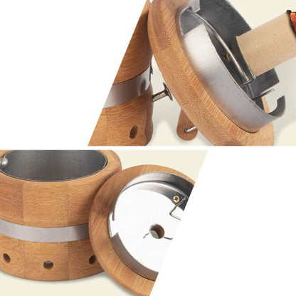 Bamboo Moxibustion Burner – Eco Friendly Moxa Pot for Relaxation, Warm Therapy and Traditional Home Wellness Sessions
