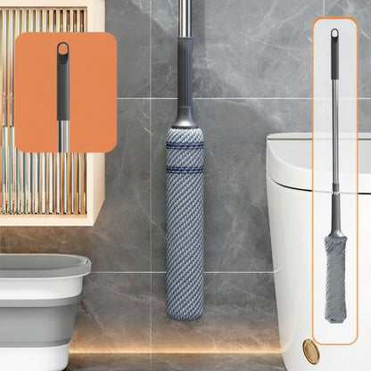 Self-Wringing Spin Mop – 40cm Microfiber Wet and Dry Floor Cleaner with Hands-Free Washing for Kitchen, Bathroom and Home