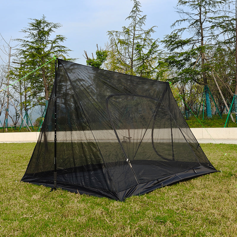 Ultralight Pyramid Mosquito Net Tent – Two-Person Breathable Mesh Shelter for Camping, Hiking and Bug Protection with Lightweight Breeze-Friendly Design