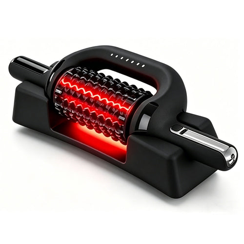 Electric Infrared Roller Massage Stick – Deep Tissue Muscle Relaxation Device for Athletes, Workout Recovery, Fatigue Relief and Home Massage