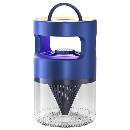 Portable Ion Purification Mosquito Killer Lamp – Quiet Plug-In Electric Fly Trap with Charging Function for Indoor Pest Control