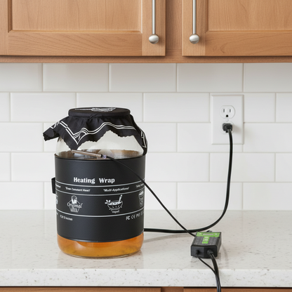 Kombucha Heating Wrap – Waterproof Fermentation Heater for Even Temperature Control and Consistent Home Brewing Results