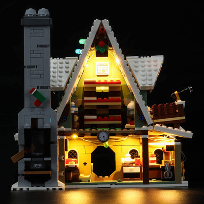 LED Light Kit for LEGO Gingerbread House – Decorative Christmas Lighting Upgrade Compatible with Building Block Display Models