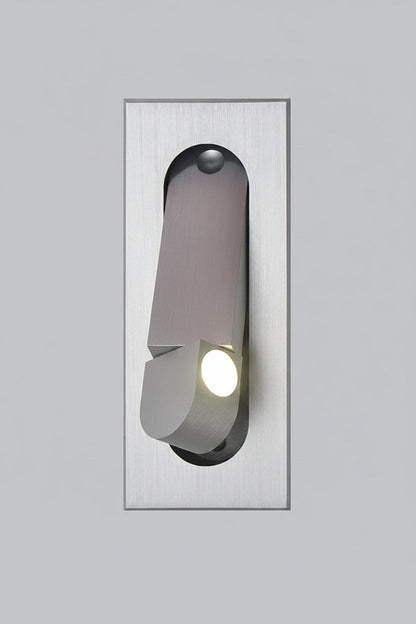 Modern LED Wall Light – Adjustable Recessed Indoor Lamp for Bedroom Bedside Reading, Hotels and Contemporary Home Interior Lighting