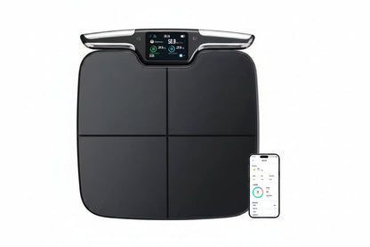 Smart WiFi Body Composition Scale – Digital BMI Analyzer with 28 Health Metrics, Muscle Mass Tracking and Mobile App Support