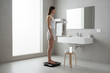 Smart WiFi Body Composition Scale – Digital BMI Analyzer with 28 Health Metrics, Muscle Mass Tracking and Mobile App Support
