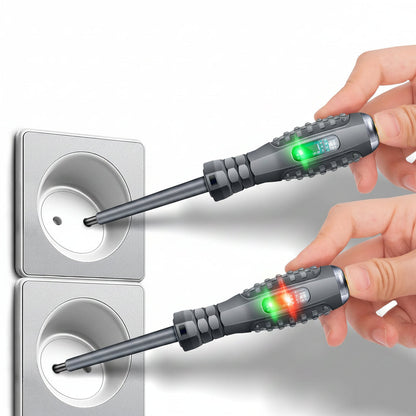 Non Contact Voltage Tester Screwdriver-Electrician Test Pen with AC Detection Safety Indicators and Professional Accuracy