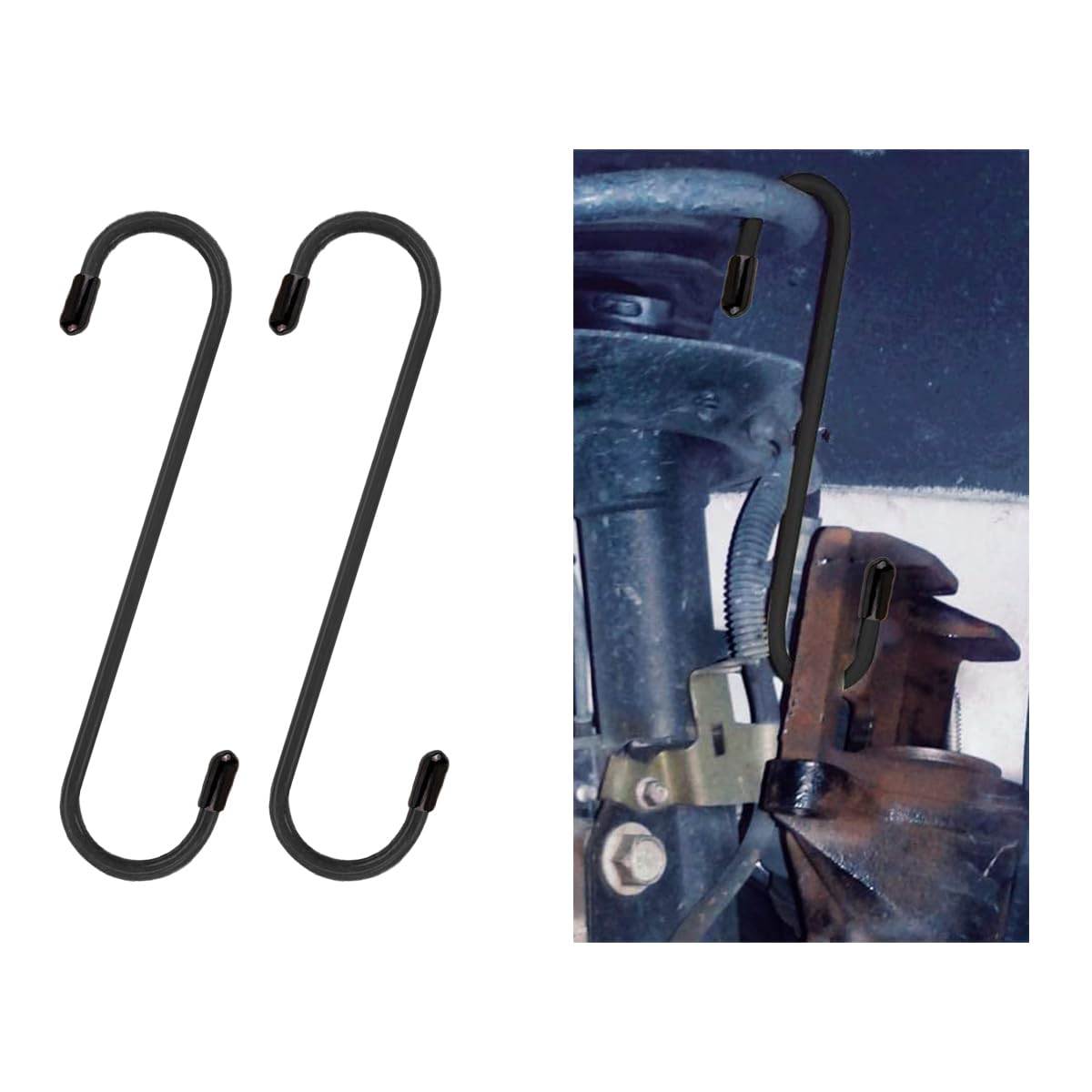 Universal Brake Caliper Hanger Hooks – Rubber-Tipped Automotive Support Tools for Brake Bearing, Axle, Suspension and Workshop Maintenance