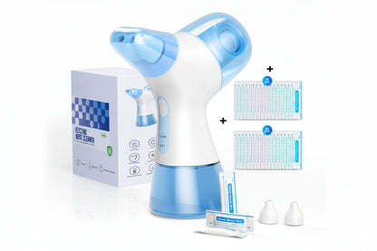 Nasal Irrigation System Sinus Rinse Machine – Electric Nose Cleaner with Water Tank for Sinus, Allergy Relief and Easy Home Nasal Care