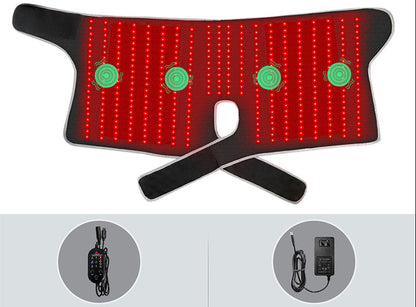 Red Light Heated Hip Support – Electric Vibration Massager for Thigh, Buttock and Muscle Relaxation with Comfortable Warmth for Home Recovery