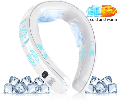 Semiconductor Cooling Neck Fan – Portable Hands-Free Personal Air Conditioner with Efficient Cooling for Summer Travel, Commuting and Outdoor Activities