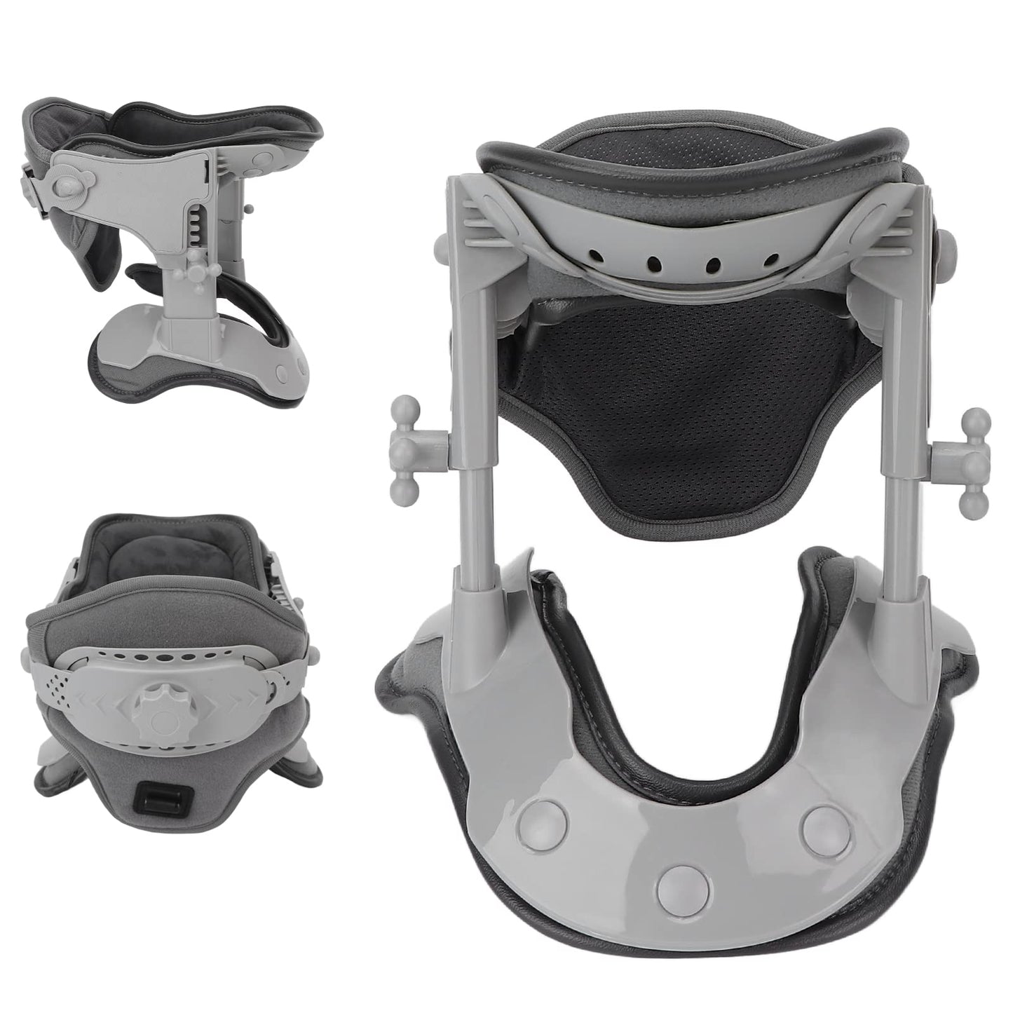 Heated Cervical Traction Collar – Adjustable Neck Stretch Device with Hot Compression for Spine Support and Pain Relief