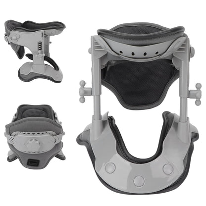Heated Cervical Traction Collar – Adjustable Neck Stretch Device with Hot Compression for Spine Support and Pain Relief