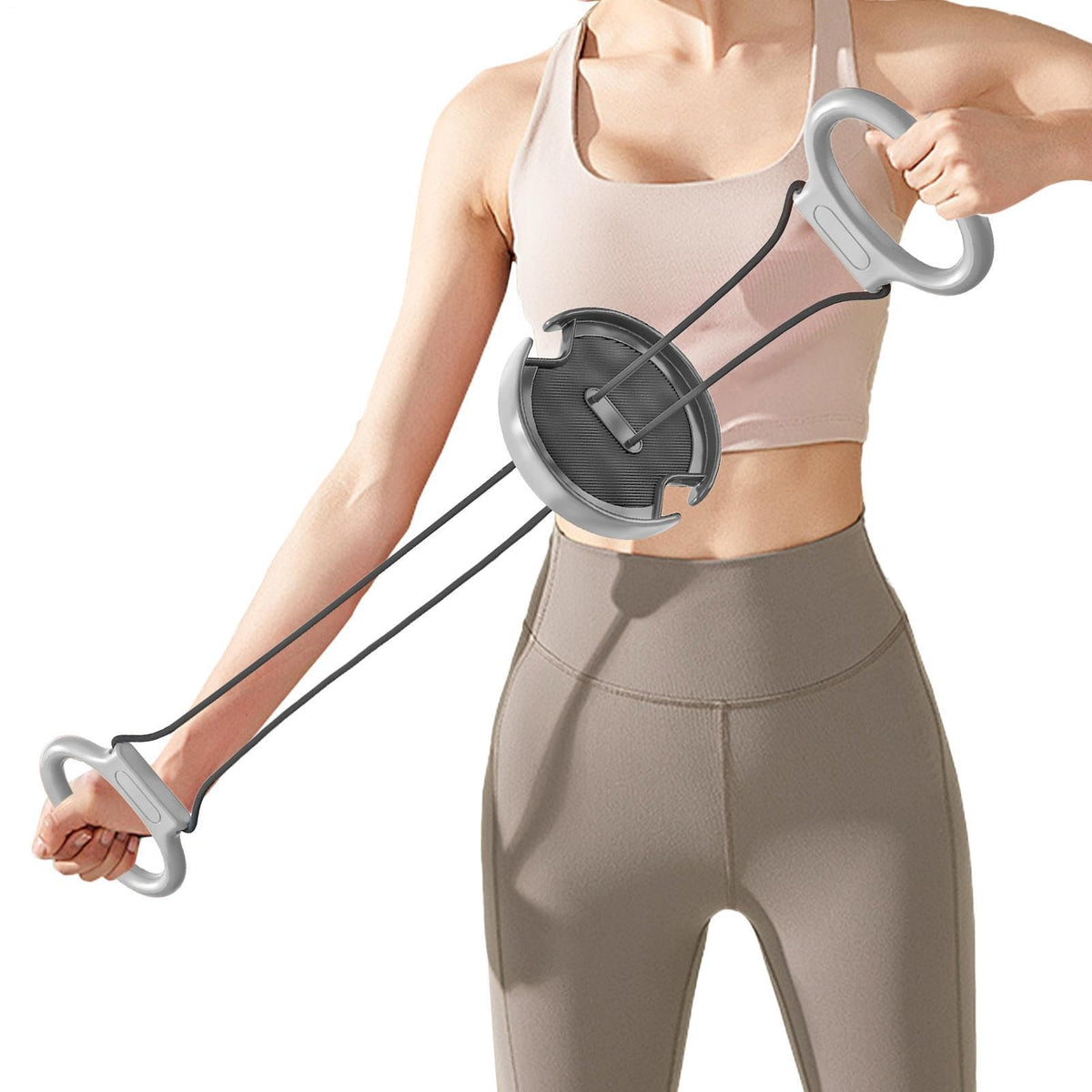 Foldable Chest Expander – Anti Slip Resistance Trainer for Arm, Chest and Shoulder Muscle Strength Development