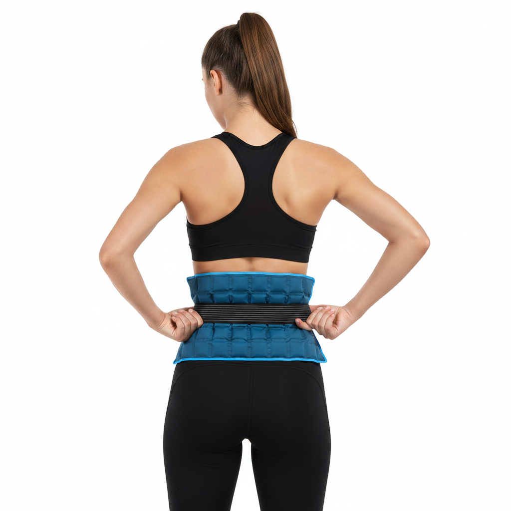 Large Reusable Hot Cold Gel Pack – Flexible Cooling and Heating Cushion for Knees, Legs, Back, Neck, Shoulders and Post-Workout Muscle Comfort