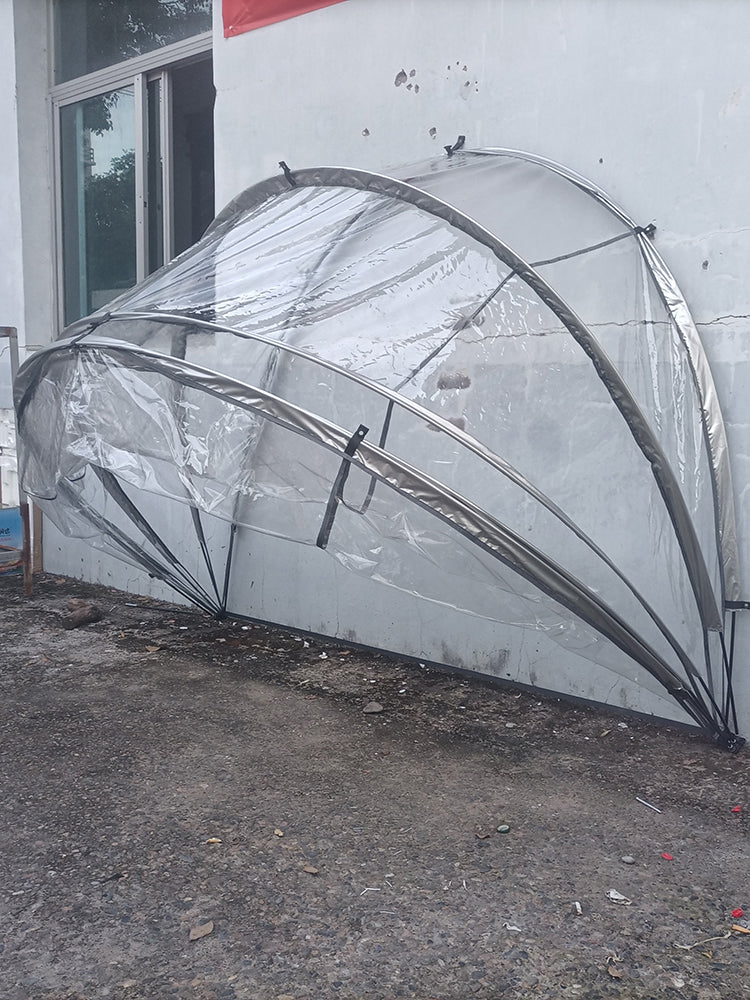 Portable Motorcycle Garage Tent – Outdoor Hanging Storage Shelter for Motorbikes, Speedway Equipment and Weather-Protected Parking, Model CZX-507