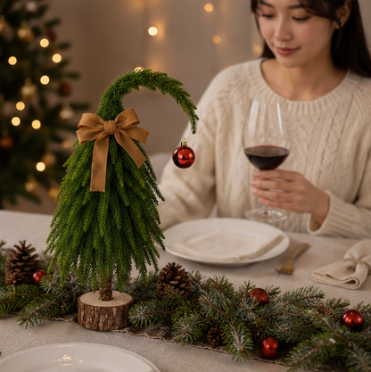 Mini Christmas Tree Decoration – Customizable PVC Desktop Tree for Indoor Parties, Office Desks and Holiday Home Decor