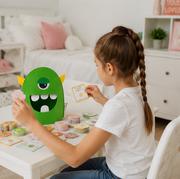 Montessori Alphabet Matching Game - Felt Letter Recognition Learning Toy with Colors, Shapes and Early Educational Activities