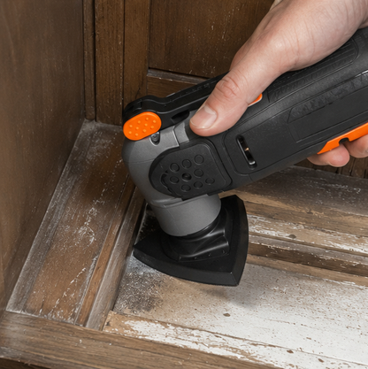 Oscillating Tool Sanding Pad Set-Quick Release Triangular Grinding Accessory for Precision Sanding and Surface Finishing