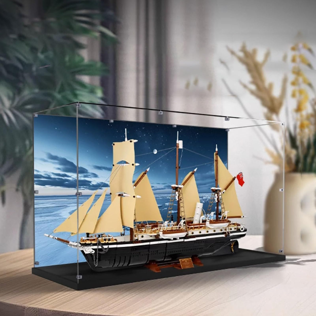 Endurance Explorer Ship Building Blocks - DIY Construction Model Toy for Creative Play and Display Collections