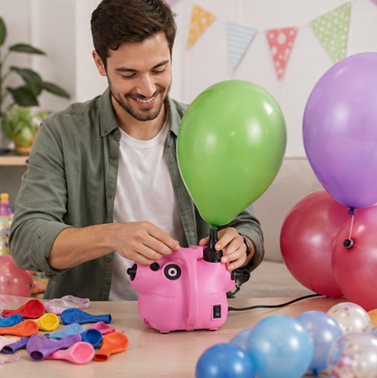 Portable Electric Balloon Pump – Dual Nozzle High Power Inflator for Party Balloons, Decorations and Event Planning
