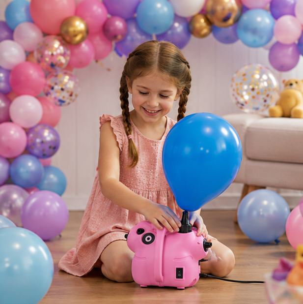 Portable Electric Balloon Pump – Dual Nozzle High Power Inflator for Party Balloons, Decorations and Event Planning